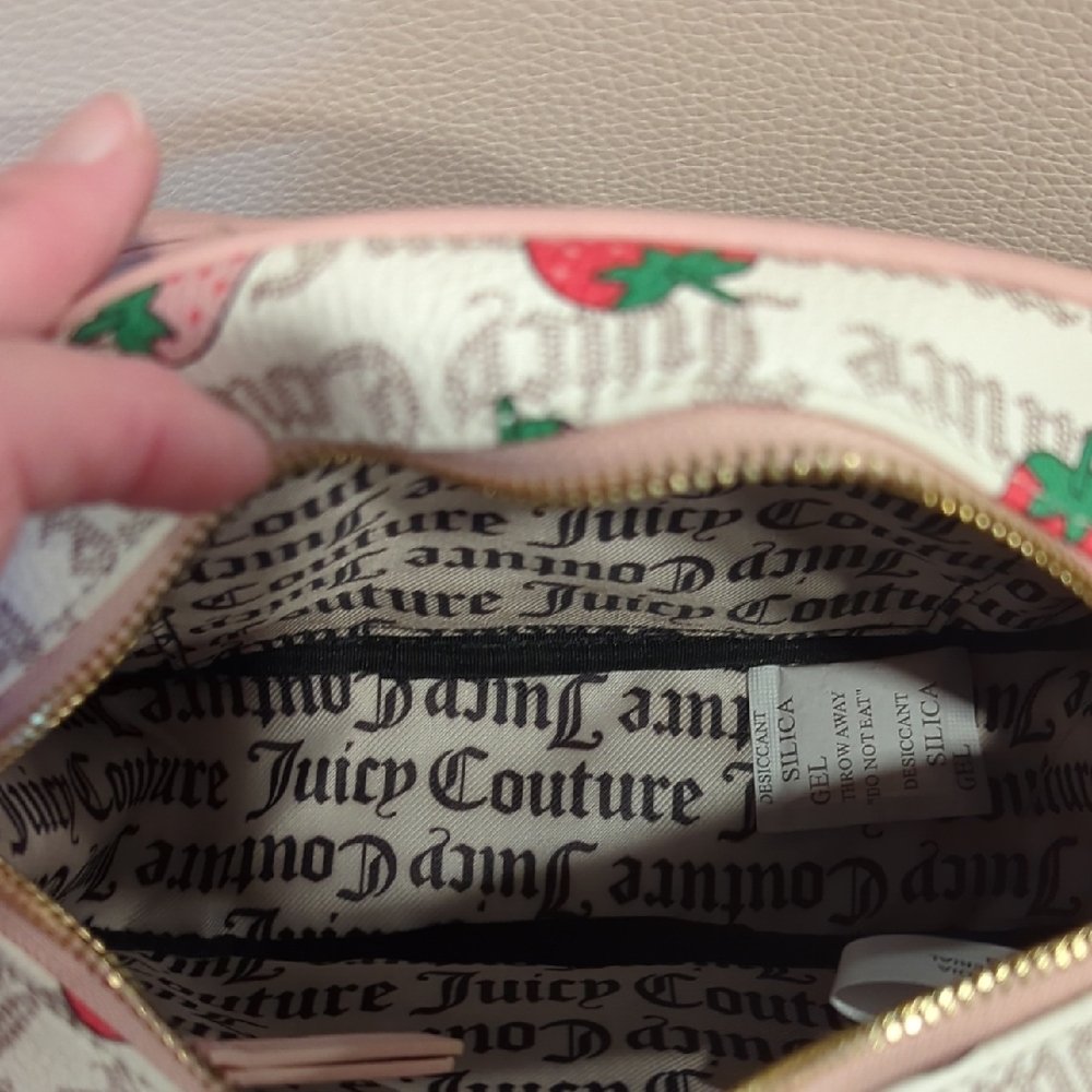 Juicy Couture Strawberry Print Crossbody Bag and Wallet - Picture 7 of 9